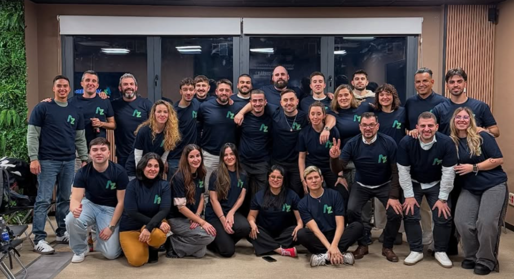 Evento con alumnos y alumnas de Amzn Elite con Gaizka y Víctor 